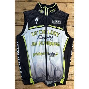 Eliel Cycling Men’s Size XS Multicolor Sleeveless Full Zip Jersey